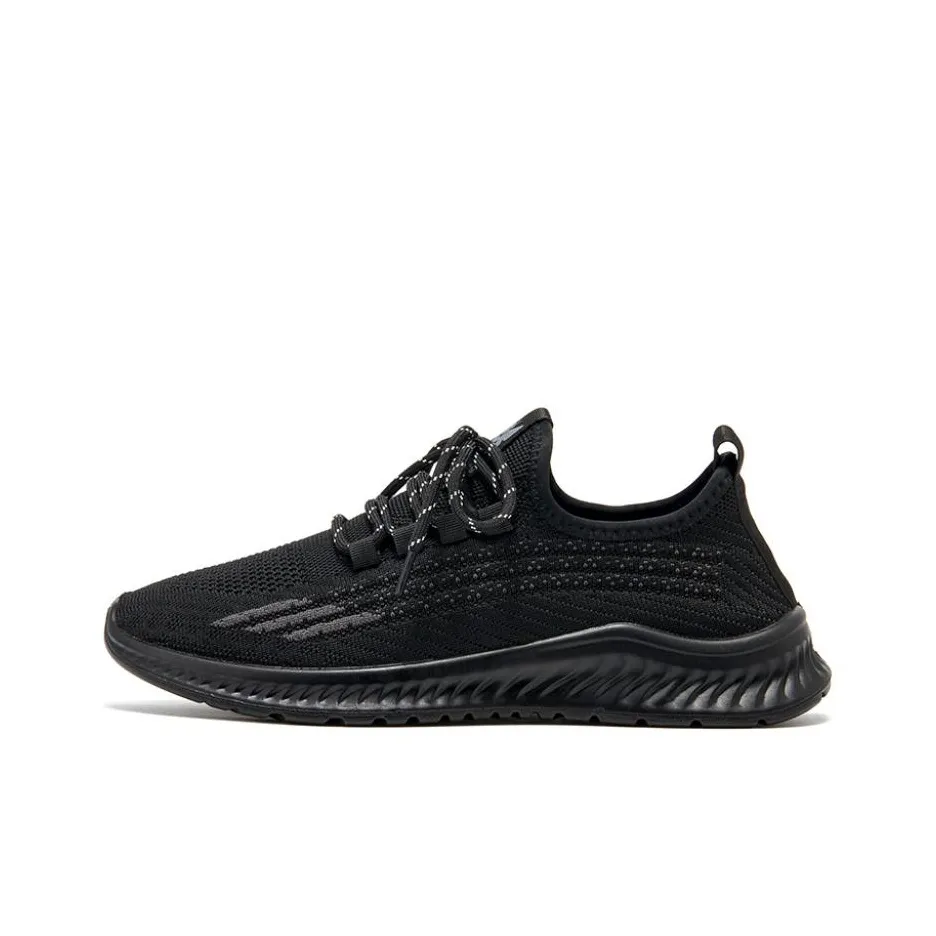 Spider King Low Top Casual Shoes Men's Black