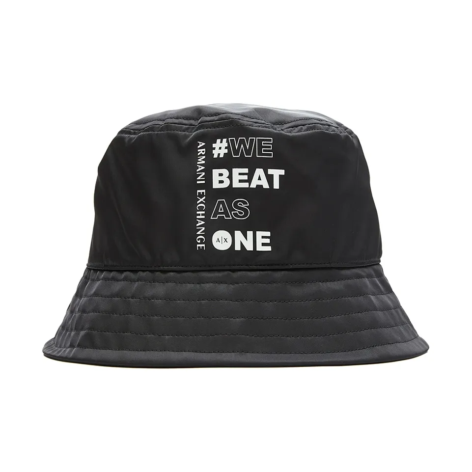 ARMANI EXCHANGEAE Полиэстер Cotton Bucket Hats Мужской Черный