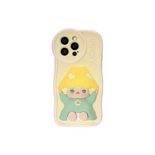 POP MART Коллаборация Edition Pucky Elf Home Time Collection Чехол для iPhone Мерч по IP