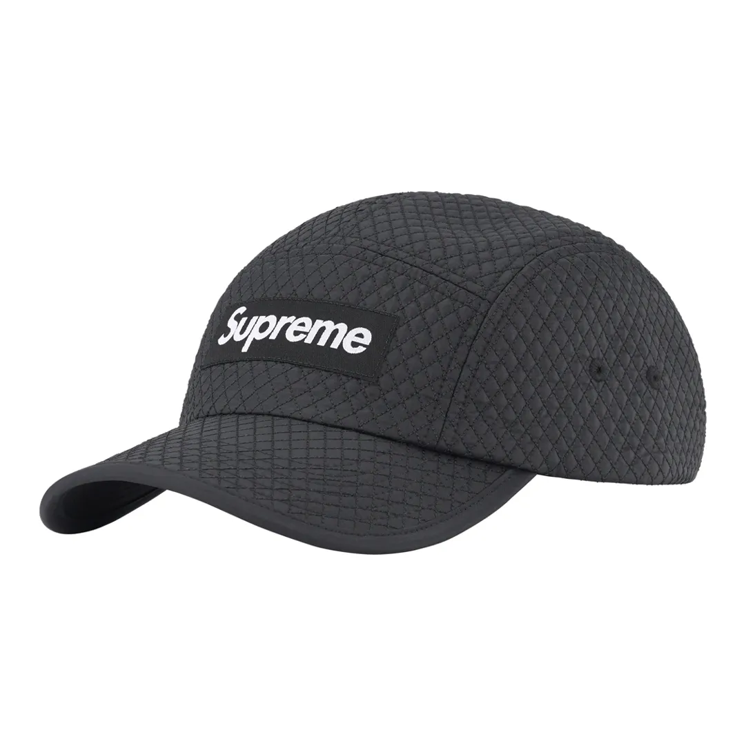 Supreme Полиэстер Кепки Унисекс Черный