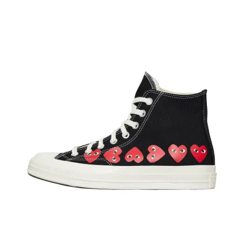 CDG Play Кроссовки для скейтбординга High Top Черные Унисекс