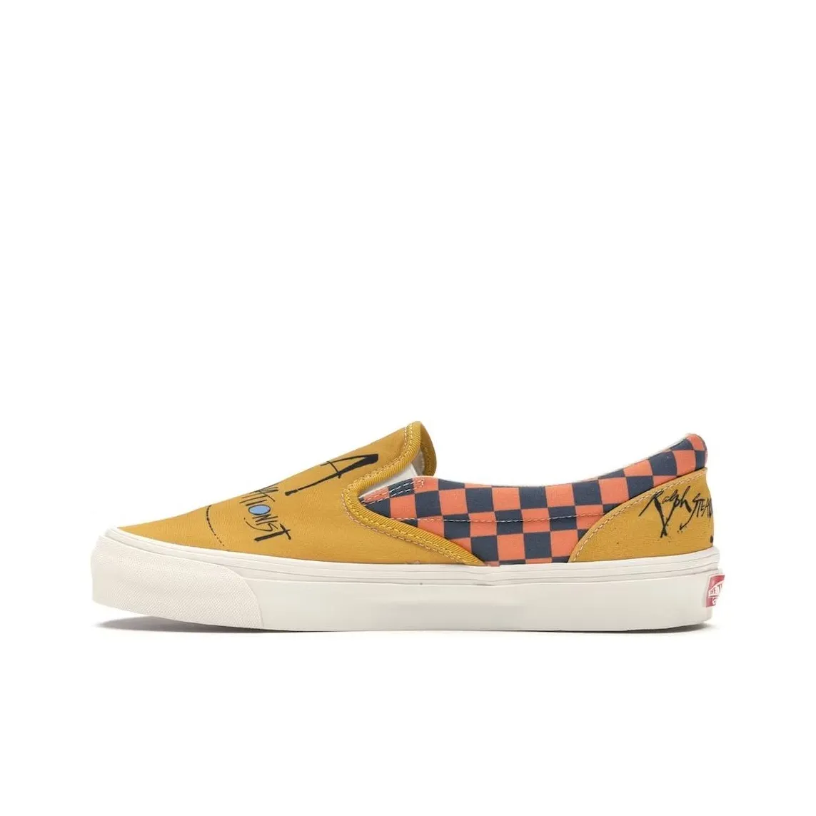 Vans Slip On Ralph Steadman Checkerboard Orange