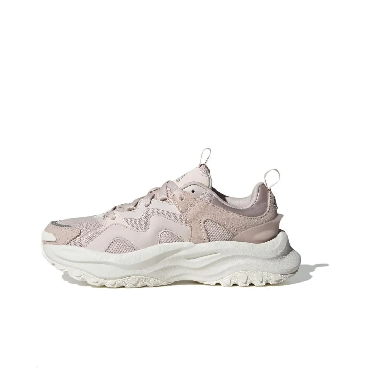 Adidas Maxxwavy Slip Resistant Abrasion Resistant Низкий Топ Обувь для ног с толстой подошвой Женская Розовая