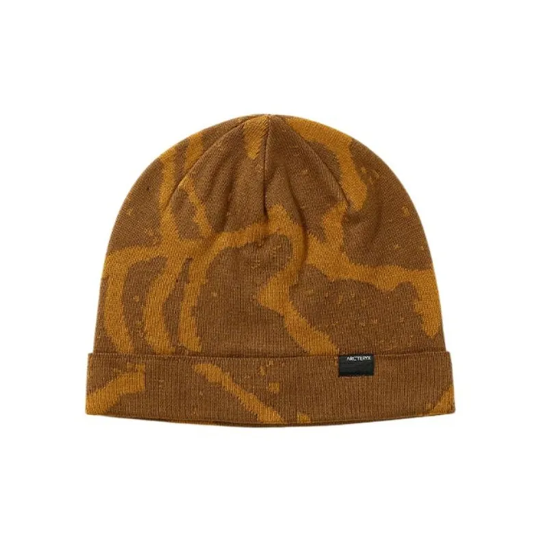Arcteryx Переработанная полиэстерная пряжа эластан шапки-бини унисекс коричневый
