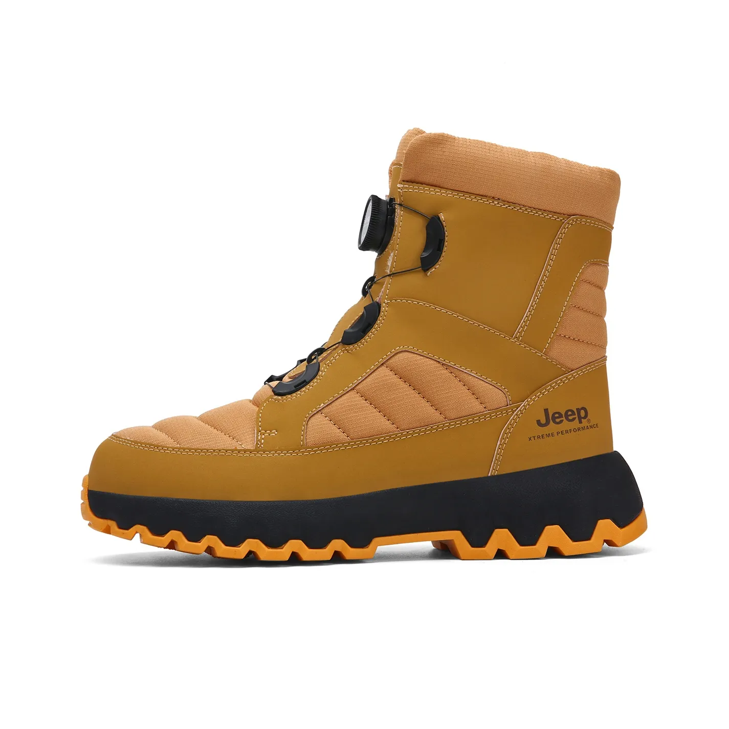 JEEP Термический Устойчивый к Износу Высокие Сноубутсы Унисекс Черный Золото