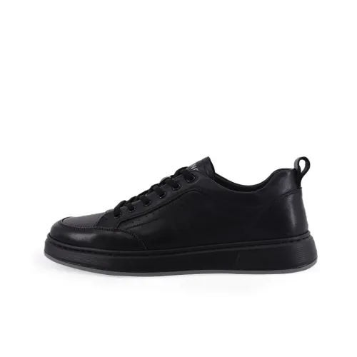 TRANOI Кроссовки для скейтбординга Low Top Черные Мужские