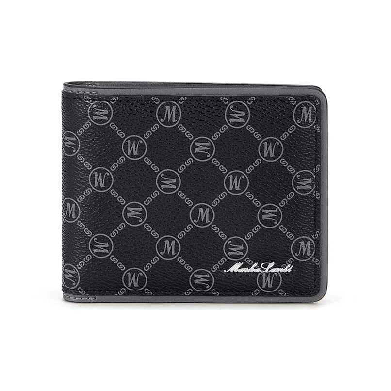 MashaLanti PVC кошелек стандартный мужской черный