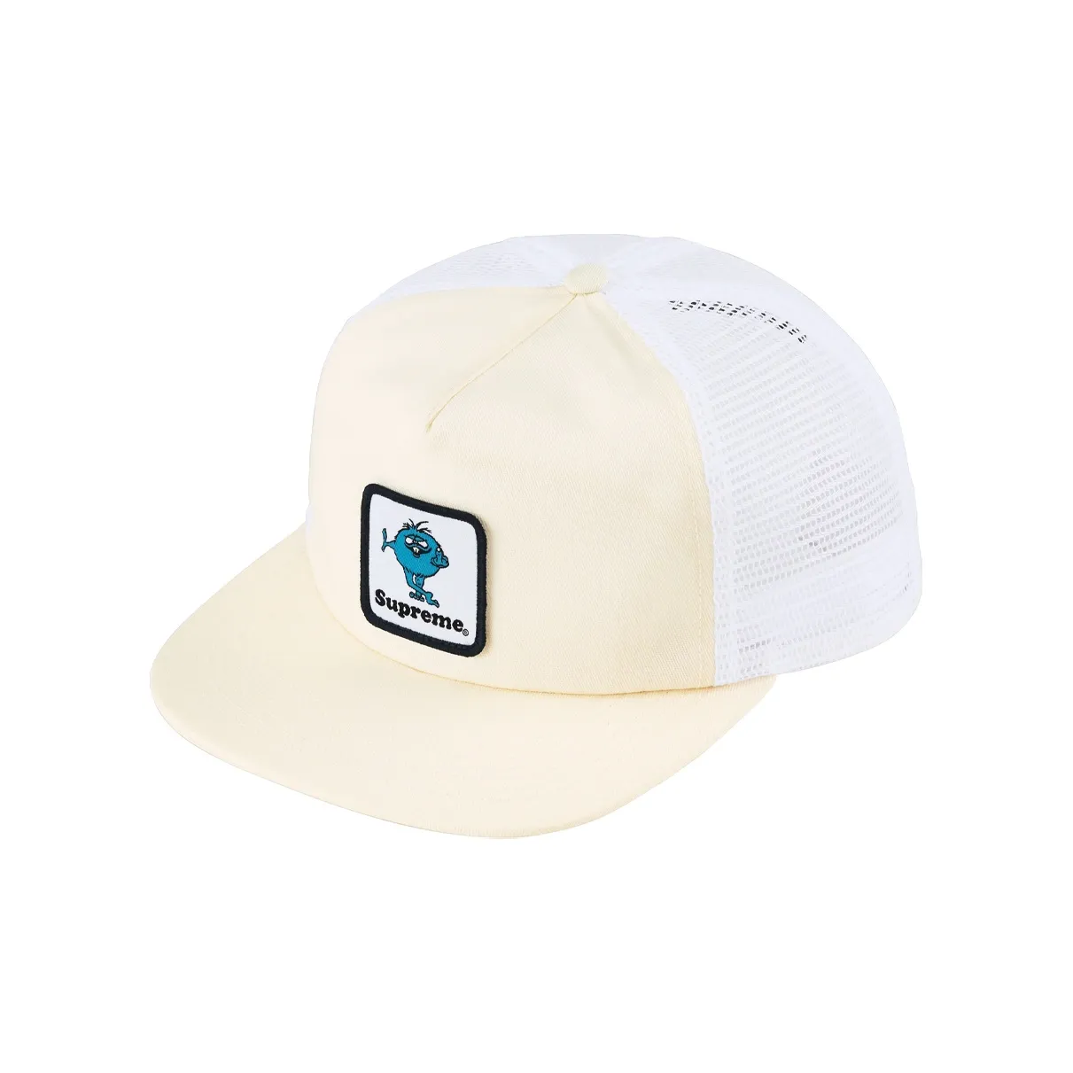 Supreme Хлопковая Смешанная Кепка Унисекс Белая
