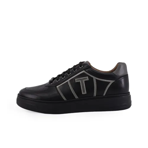 TRANOI Кроссовки для скейтбординга Low Top Черные Мужские