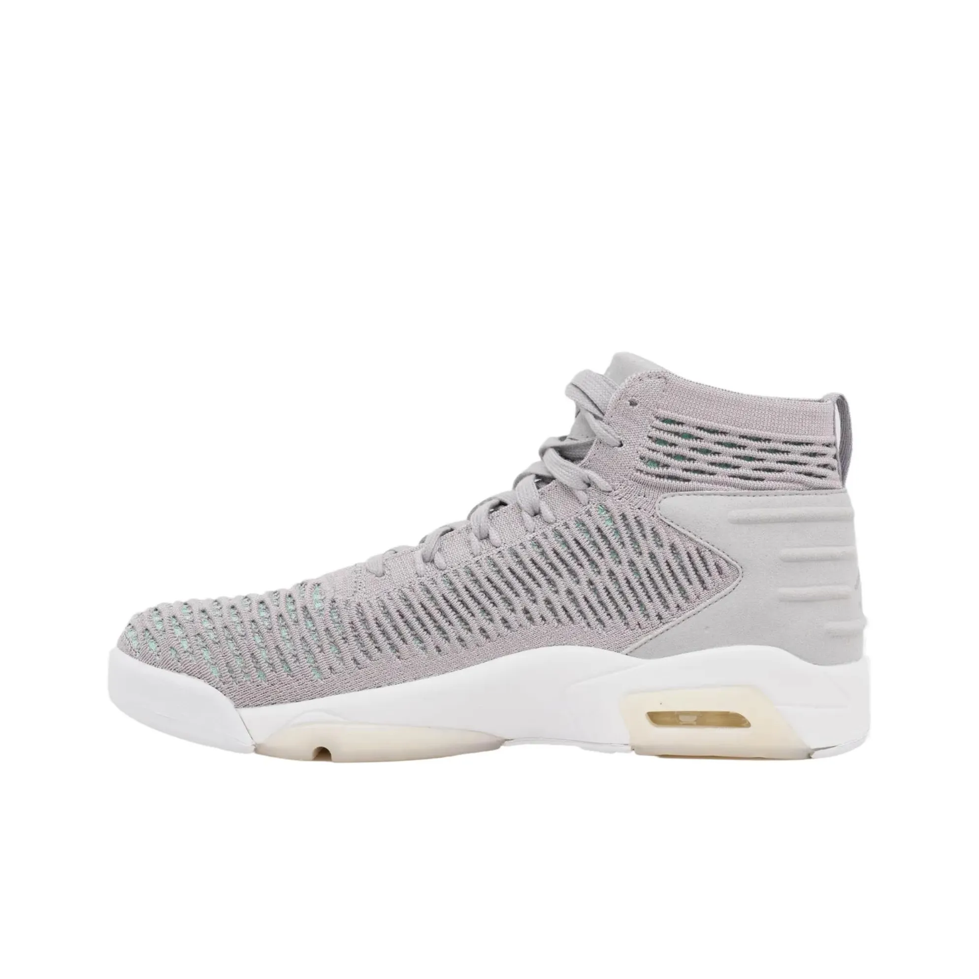 Jordan Air Jordan 23 Flyknit ELEVATION Anti-slip Lightweight High Top Vintage Basketball Shoes Men's Wolf Gray
