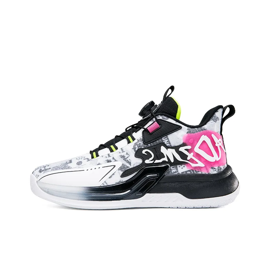 ANDEZHANMUSI Баскетбольные кроссовки High Топ Черные Мужские