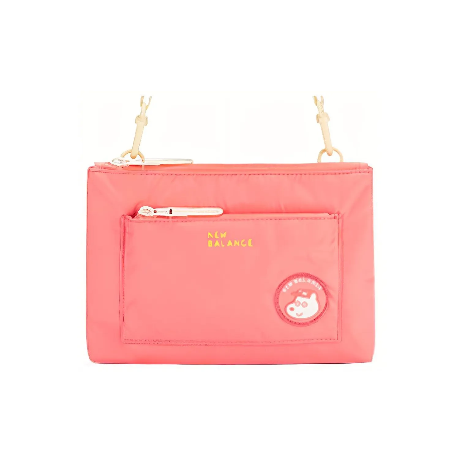 New Balance совместный бренд SEIJI Collab Коллаборация Ткань Маленькая Подвесная Сумка Сумка через плечо Женская Розовая