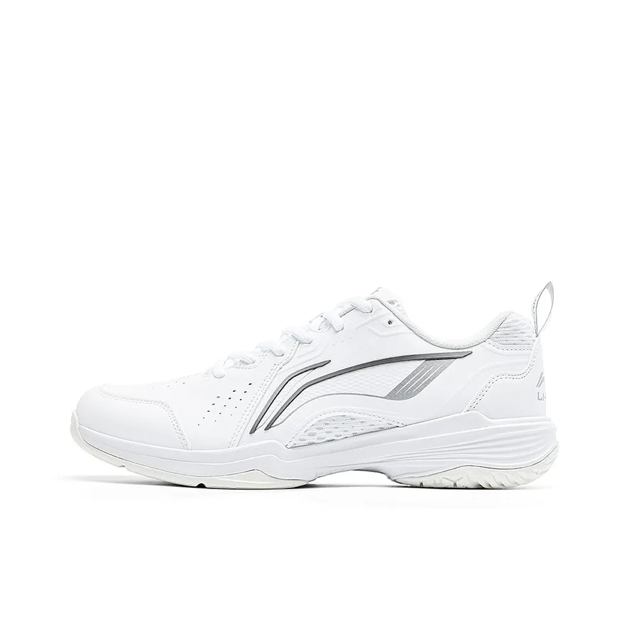 LiNing Flying Eagle Slip Resistant, Abrasion Resistant, Breathable Low Top Badminton Shoes Unisex White