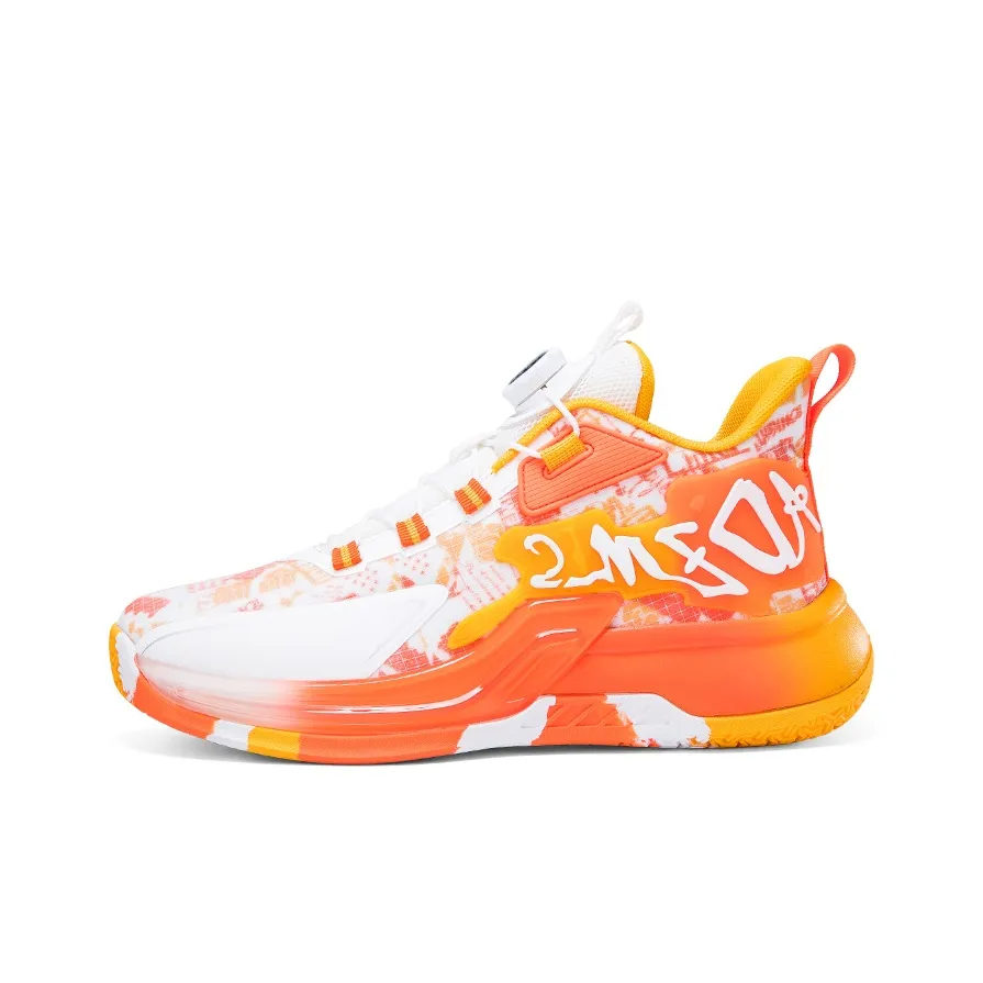 ANDEZHANMUSI Баскетбольные кроссовки High Топ Оранжевый Мужской