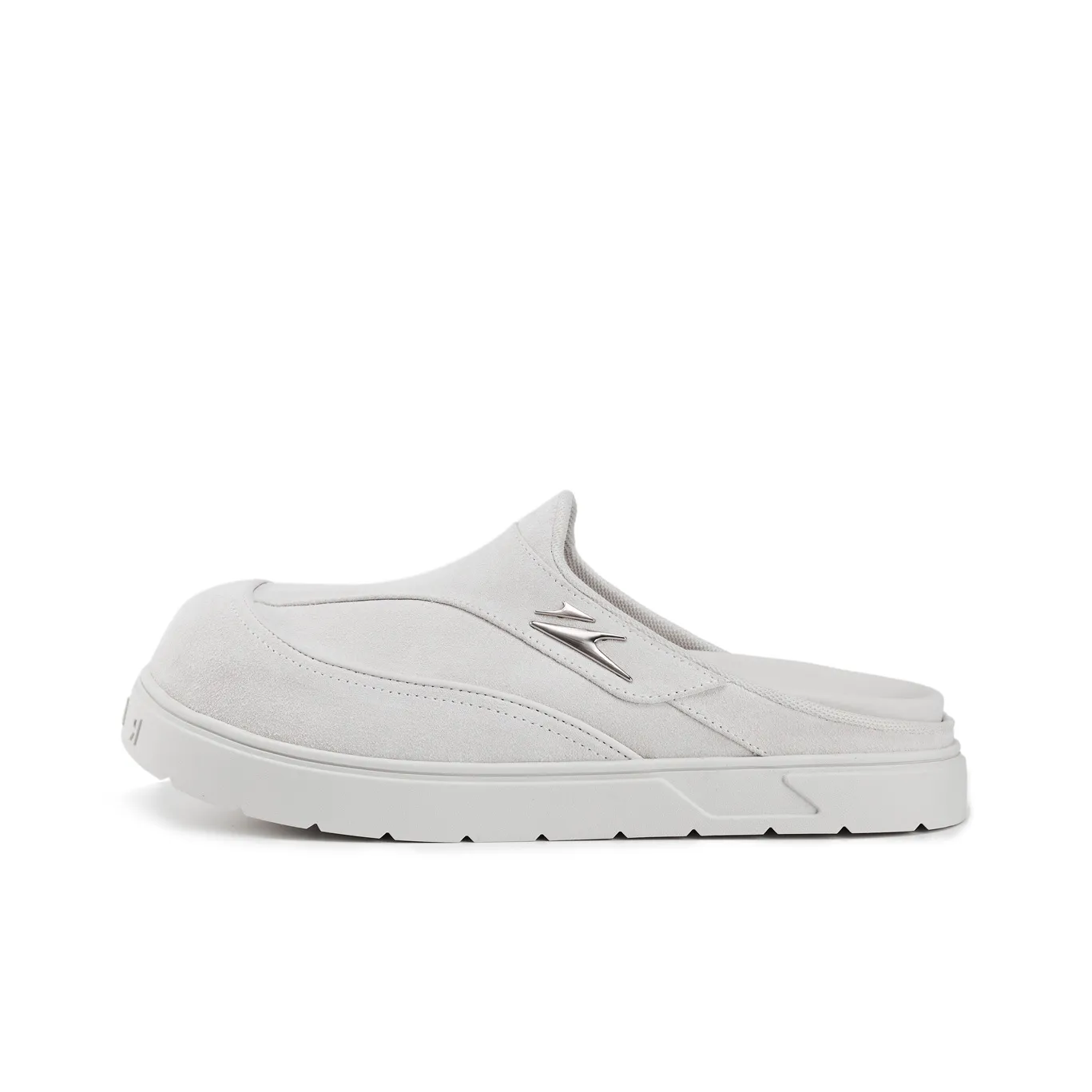 RASS DARTS 02 Müller Wrap toe Slippers Unisex Gray White