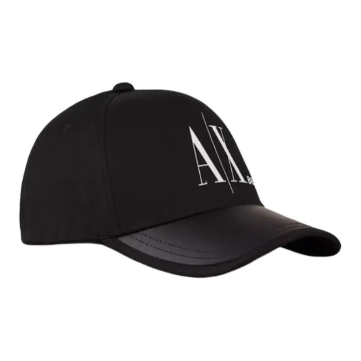 ARMANI EXCHANGEAE Cotton Baseball Caps Men's Black