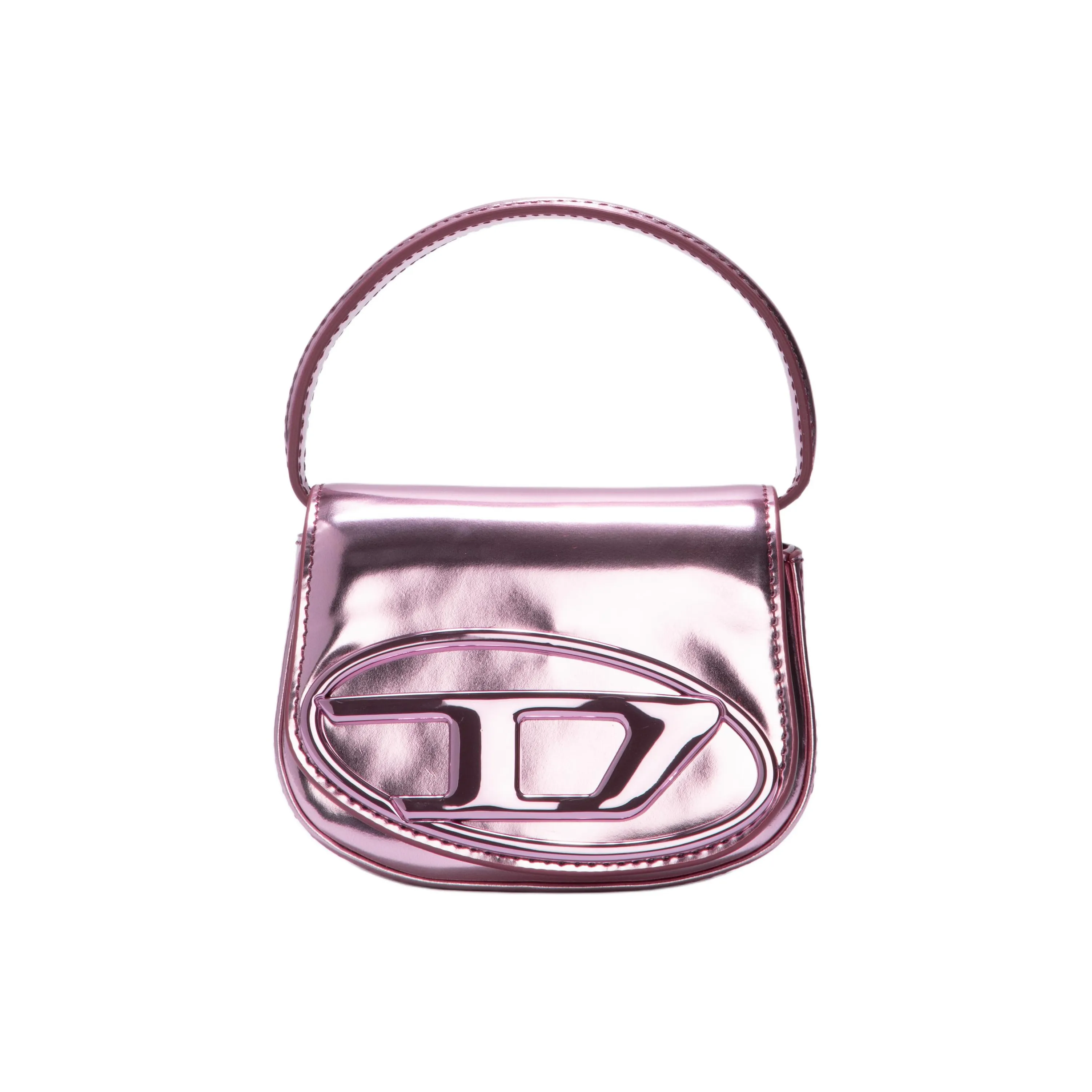 DIESEL Leather Shoulder Bag, Crossbody Bag, Handbag Extra Small Women's Pink