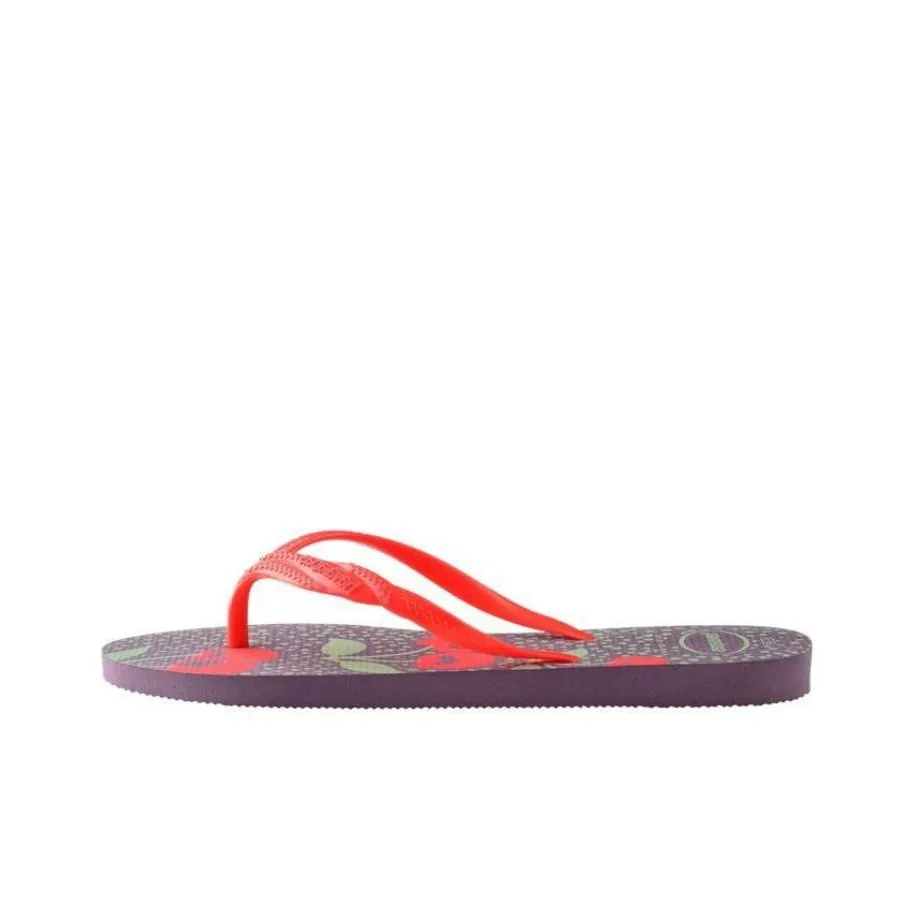 Havaianas Шлепанцы Женские Фуксия Зеленый