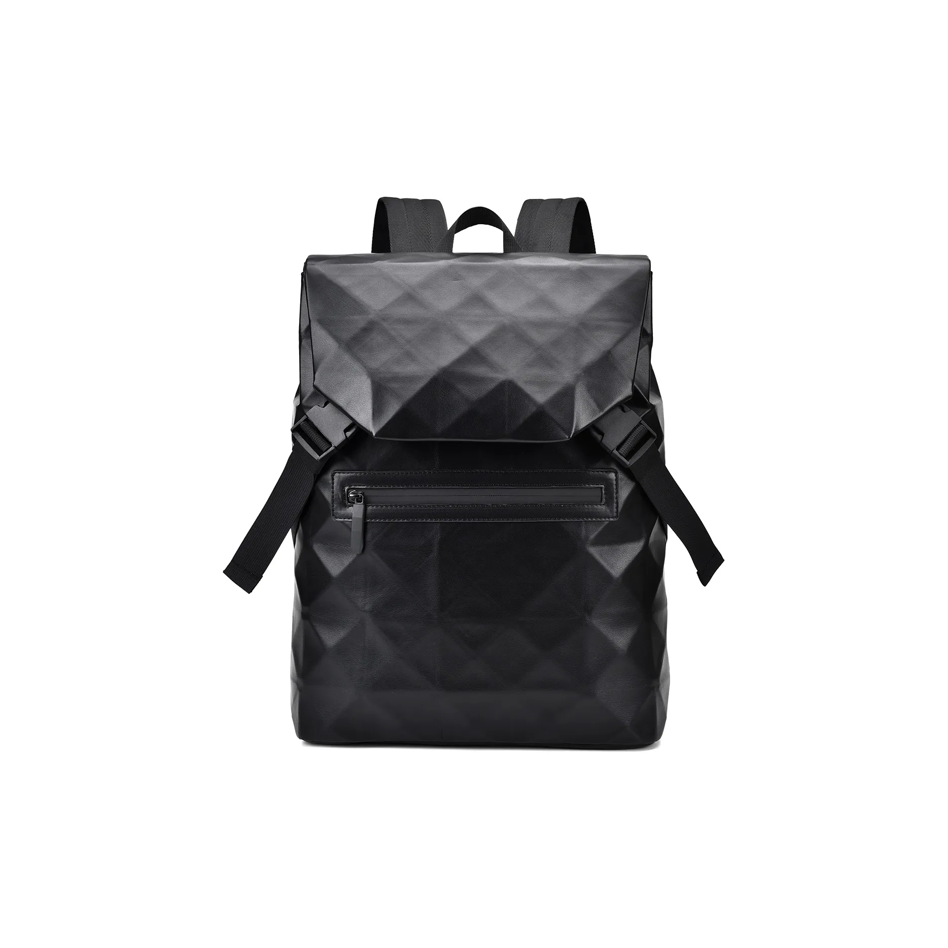 Deli Bear Оксфорд Рюкзак с узором "Ромб" для путешествий сумка для ноутбука стандартная мужская черная
