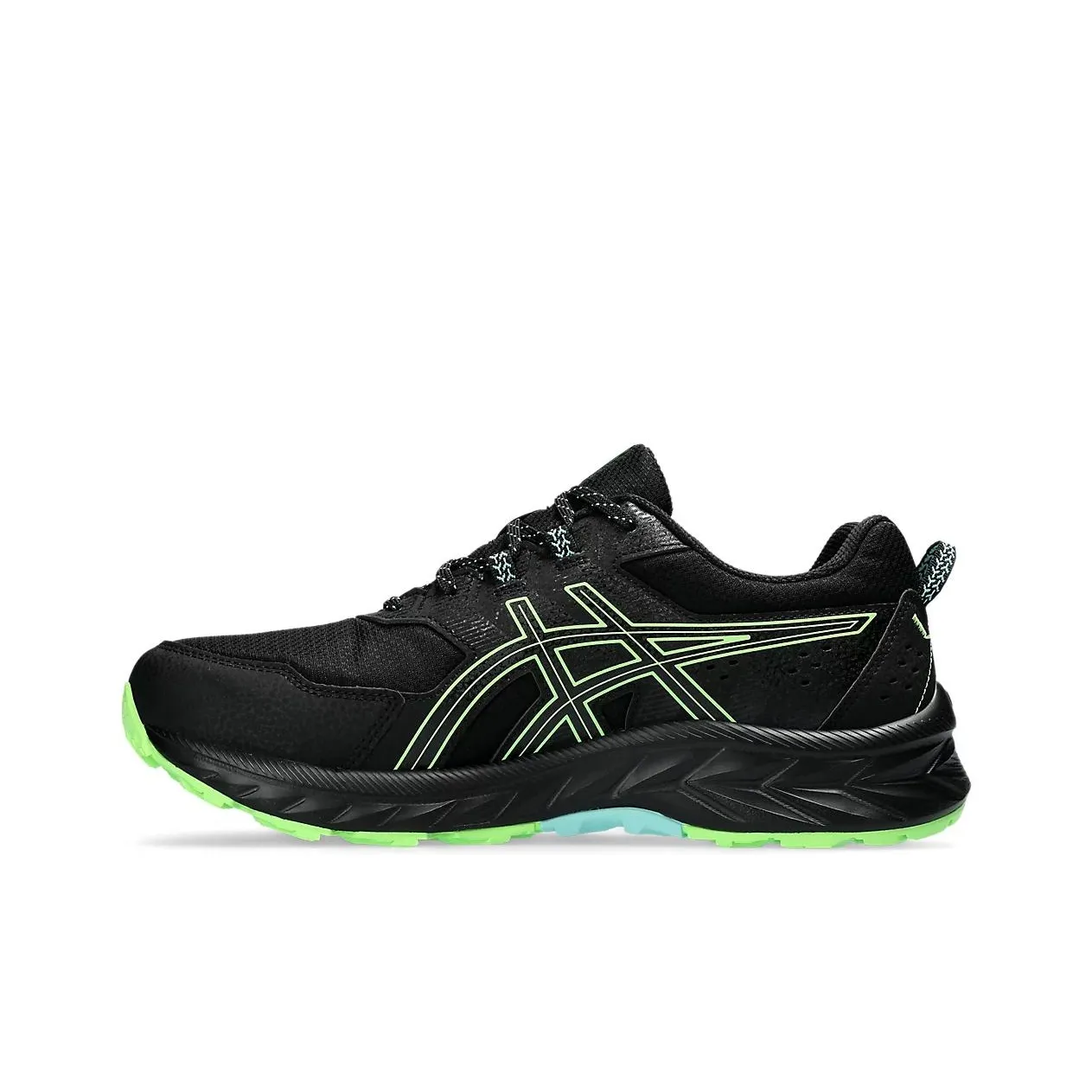 Asics Gel Venture 9 Waterproof Black Illuminate Green