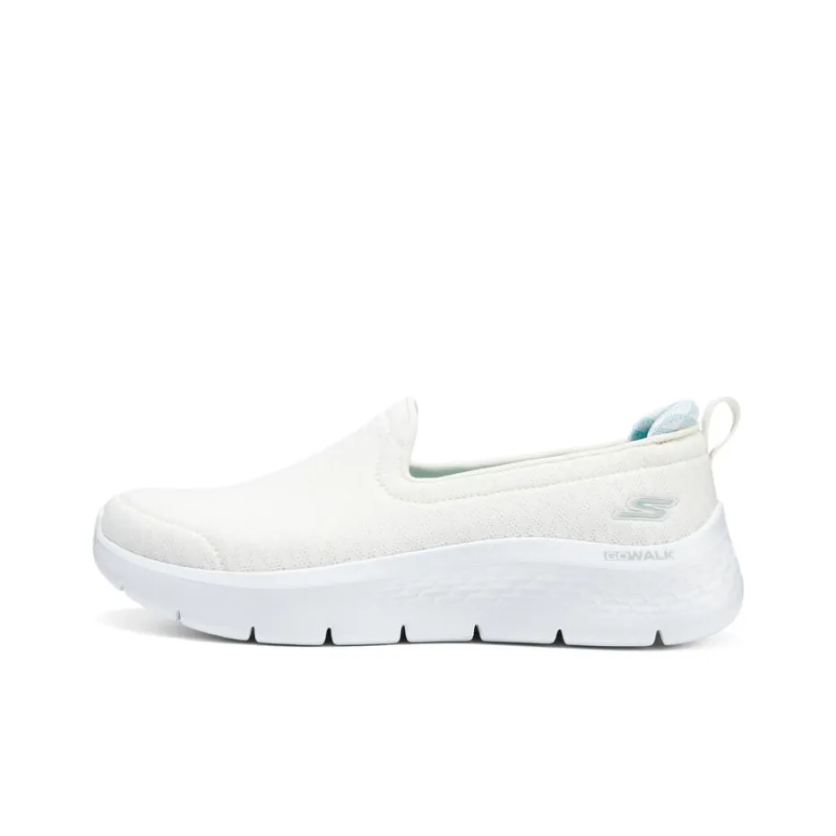 Skechers Go Walk Fle Durable Breathable Lightweight Low Top Casual Shoes Women's White