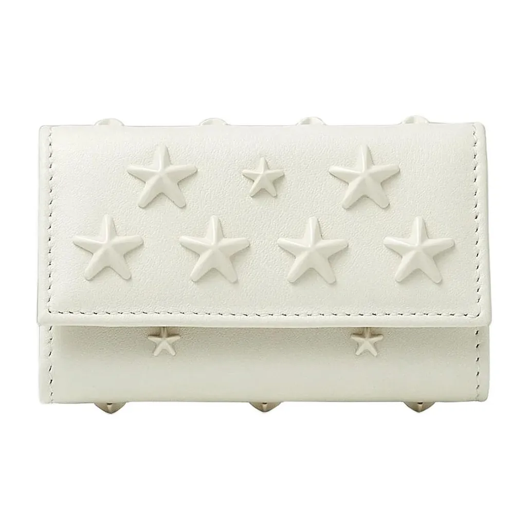 Jimmy Choo Calfskin Key Pouch Women's White