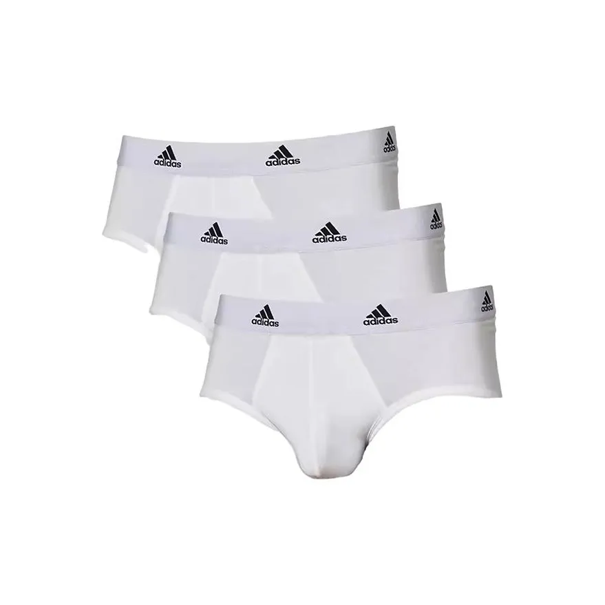Adidas Skin Friendly, Breathable, Quick Drying, Abrasion Resistant Men's 3 Pack White