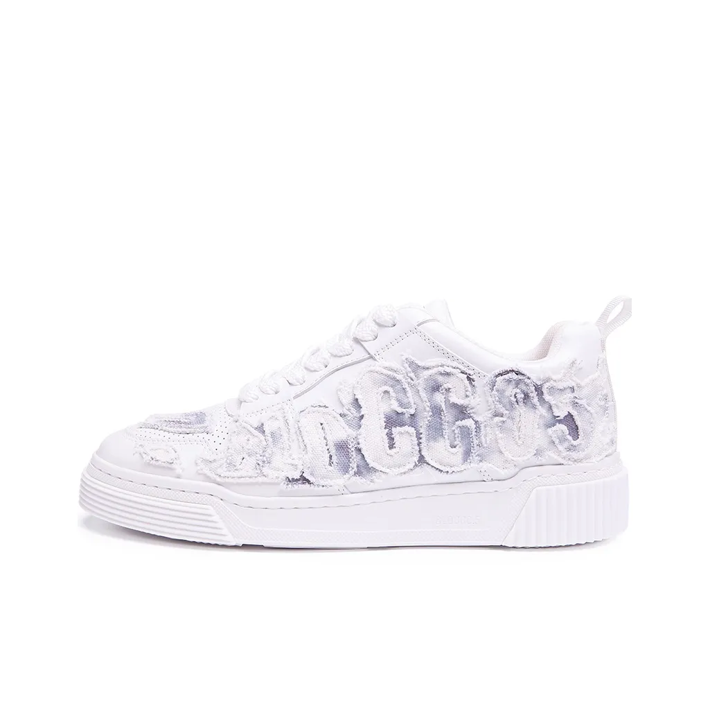 BLOCCO5 Низкие кроссовки для скейтбординга унисекс белые