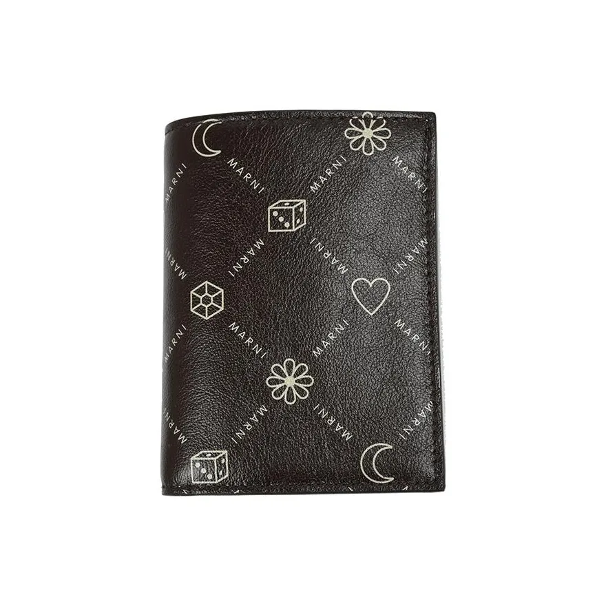 MARNI Телячья кожа Кошелек Женские Черный