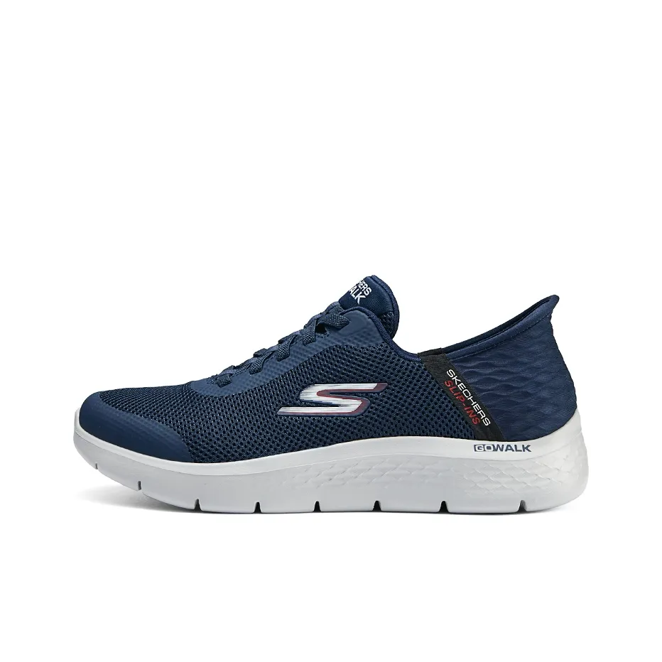 Skechers GO WALK Fle Lightweight Running Обувь Мужская Синяя