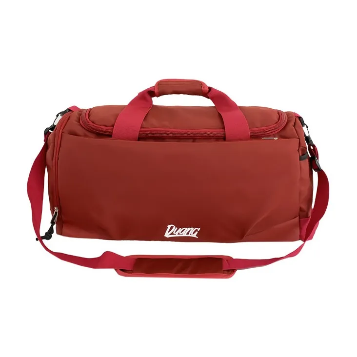 PULUWIRR Оксфорд Спортивная Тренировочная Сумка через плечо Путешественная Сумка Большая Унисекс Черная Бордовая Темно-Серая