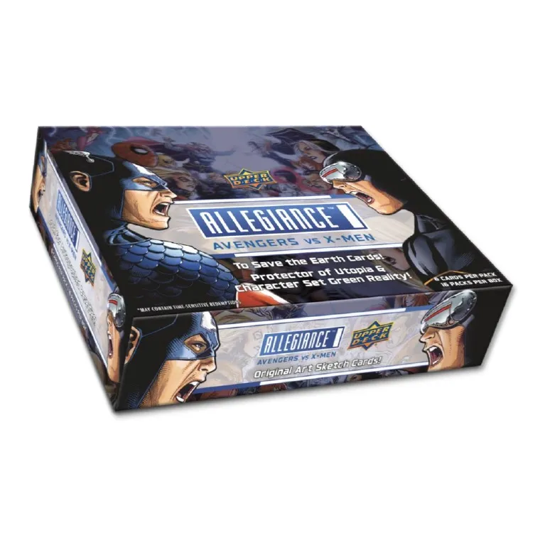 Верхняя колода Marvel Characters AVENGERS VS X MEN Hobby Edition Коллекционная карта IP Аниме Карточки