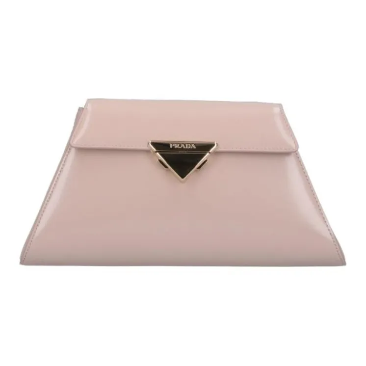 PRADA Leather Shoulder Bag, Crossbody Bag, Handbag Medium Size Women's Pink