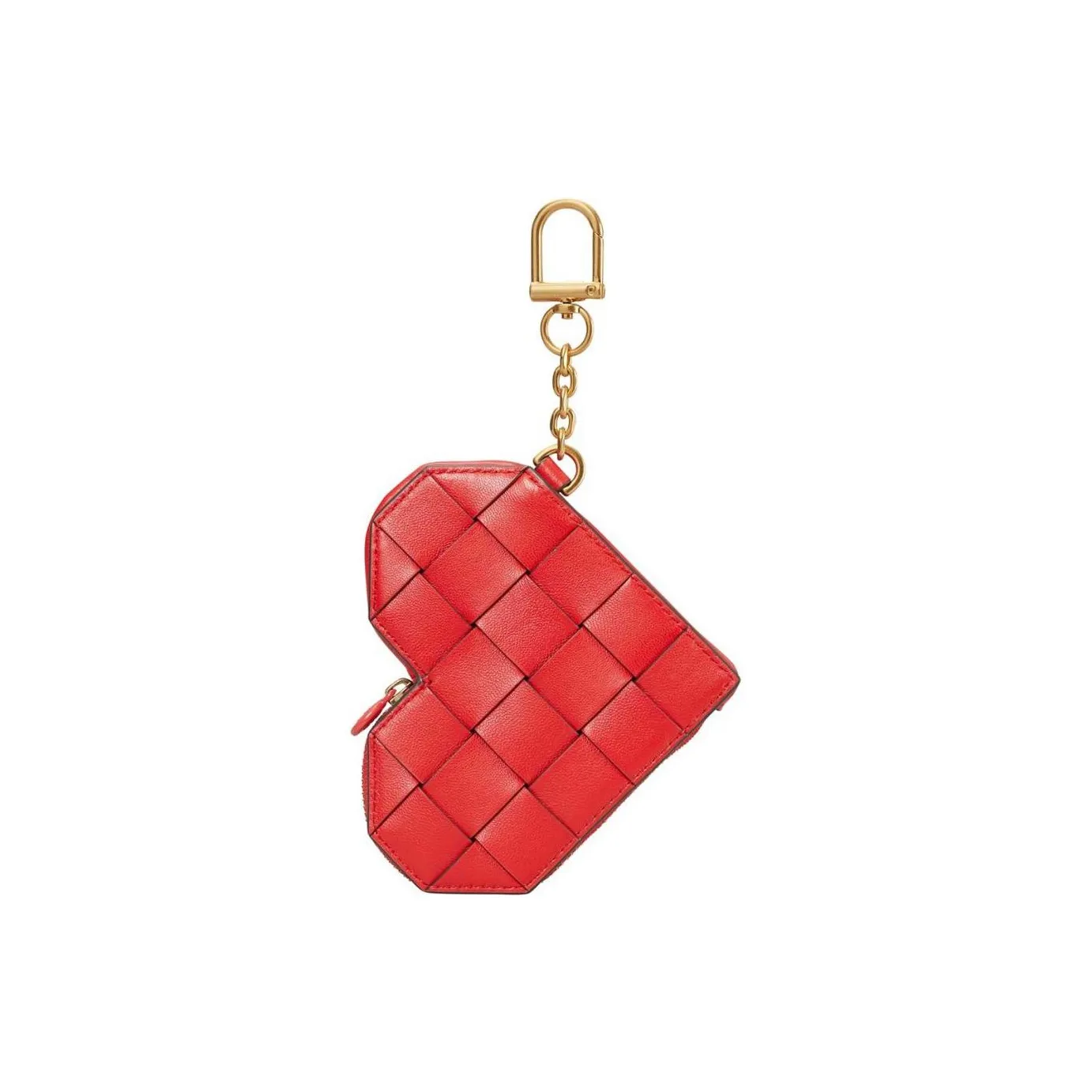 TORY BURCH Kira Leather Keychain Bag Accessory Women's Red