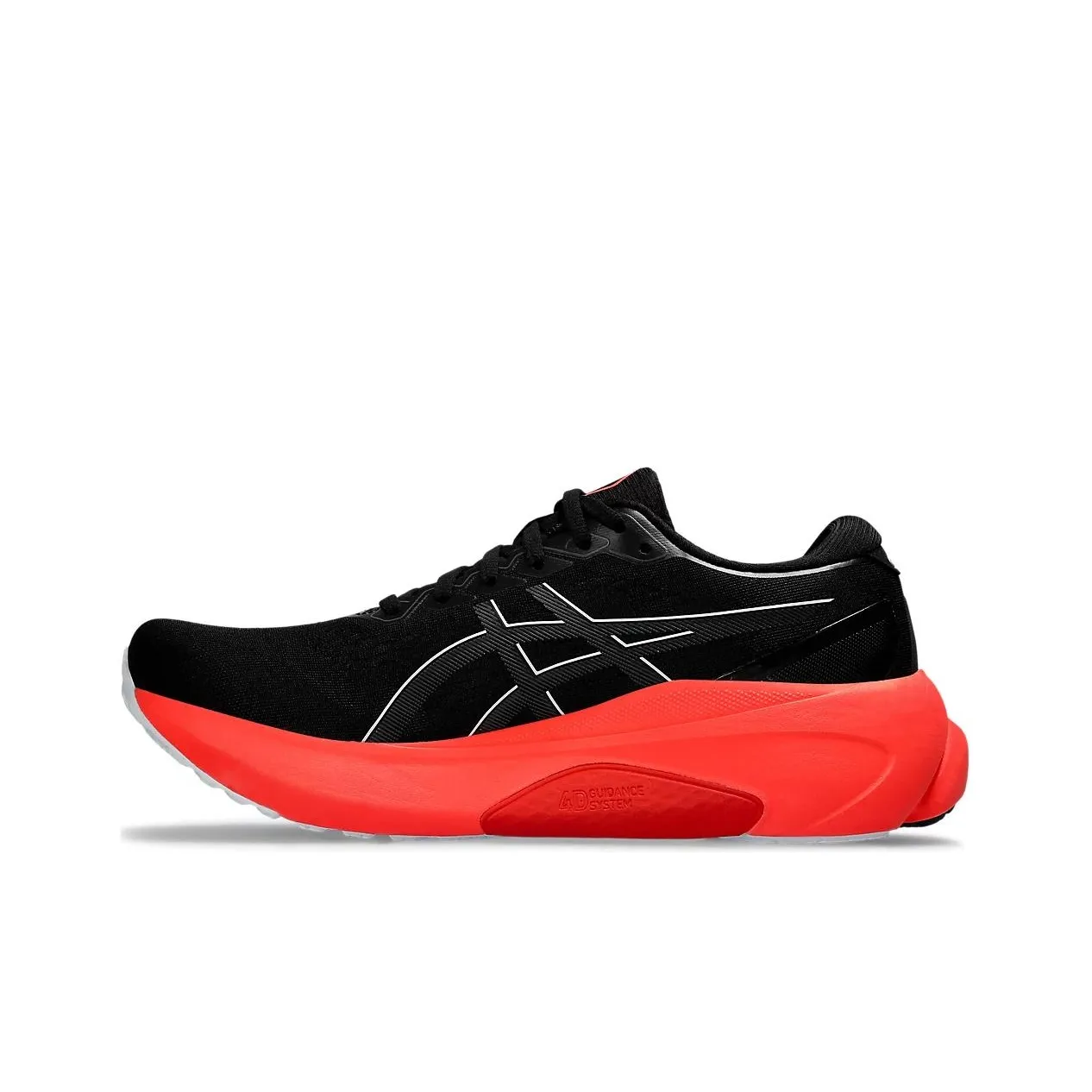Asics Gel Kayano 30 Low Top Марафон Беговые кроссовки Мужские Черные Красные