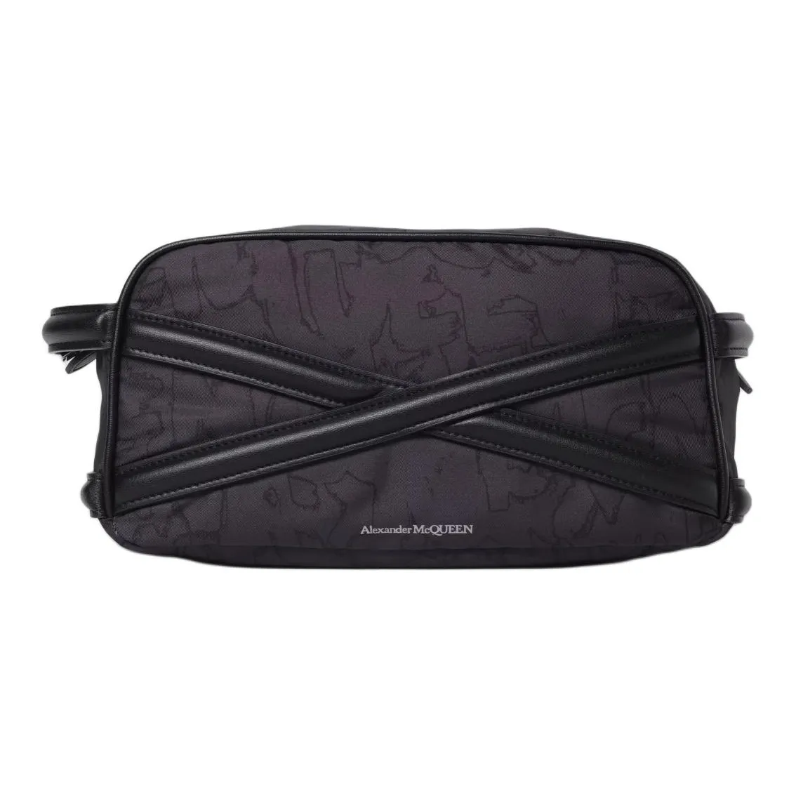 Alexander McQueen Polyester Makeup Bag Men's Black