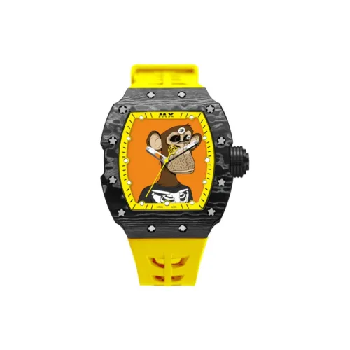 Mx Механический Movement Унисекс Часы 41mm*47mm*16mm Желтые
