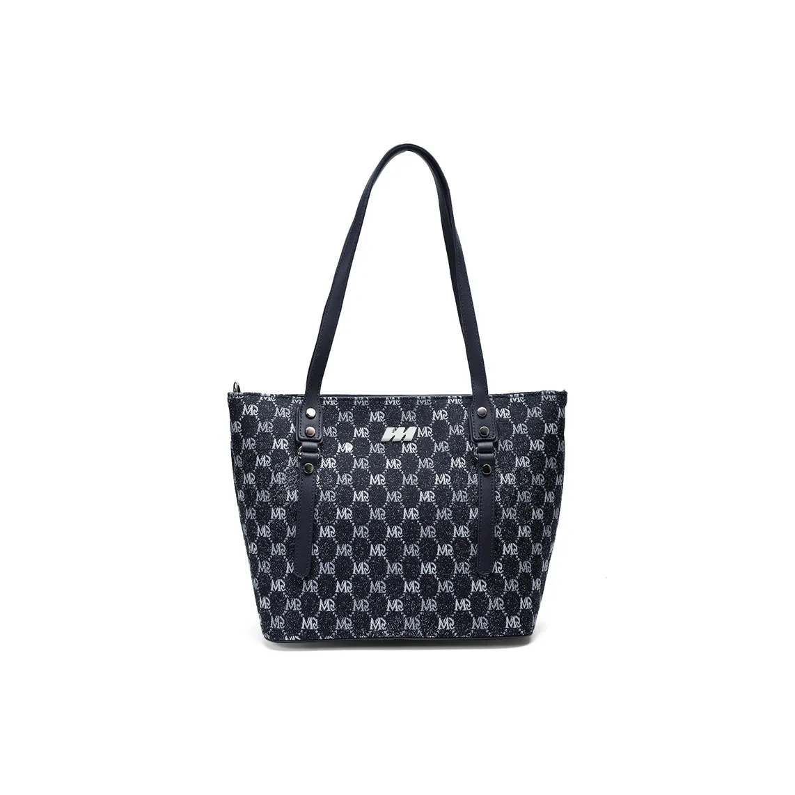MQ Polyester Tote Bag Shopping Bag Shoulder Bag Crossbody Bag Regular Women's Dark Blue