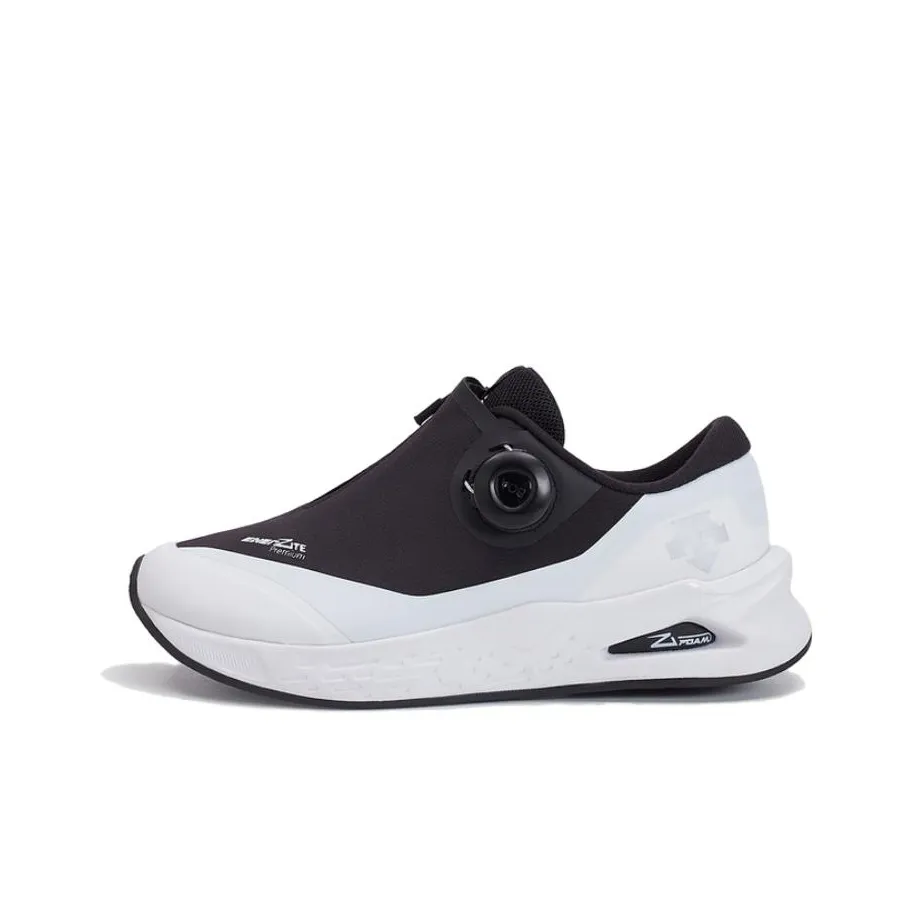 DESCENTE Low-Top Running Shoes Unisex Black White