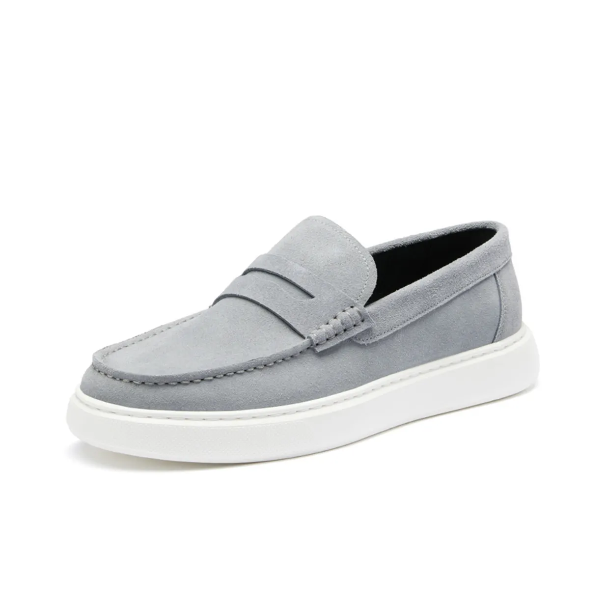 SEVEN Loafers Men's Low Top Gray