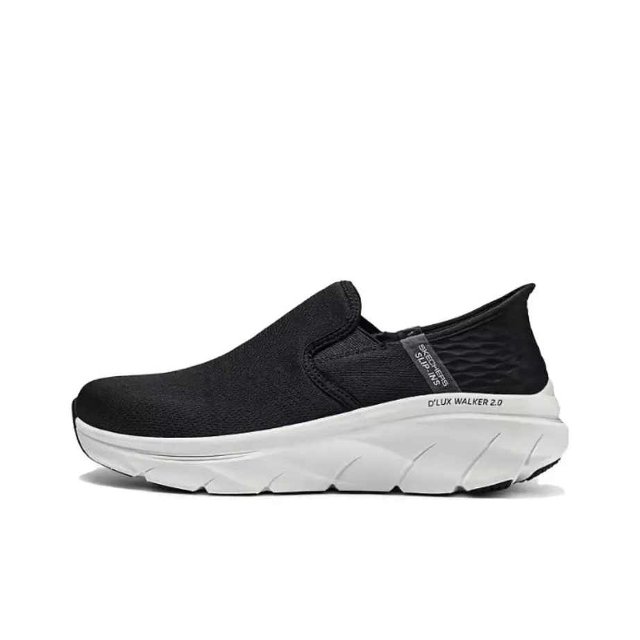 Skechers Hands Free Slip-Ins Wear-resistant And Lightweight Low-Top Casual Shoes Men's Black