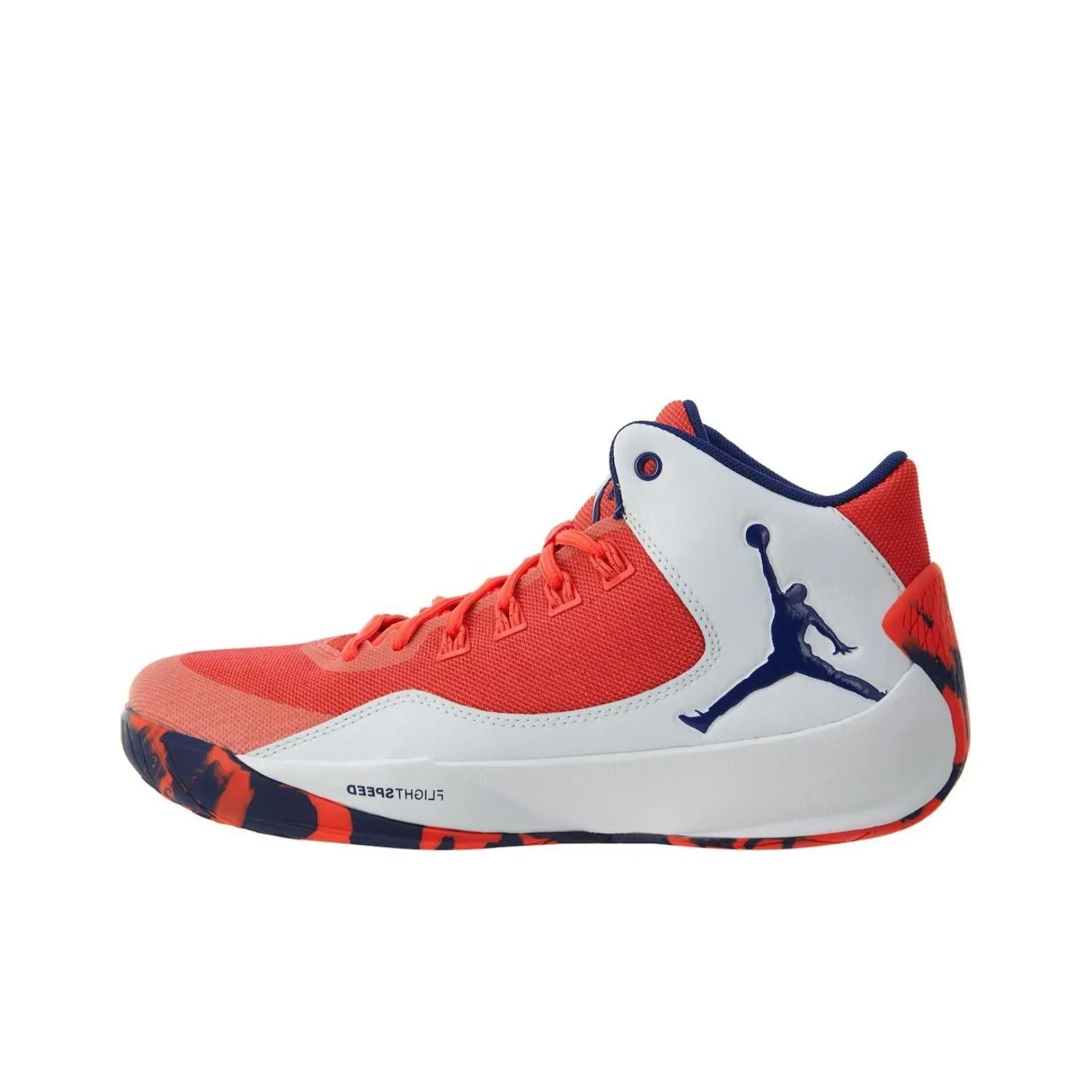 Jordan Rising High 2 Infra Red/Deep Royal Blue