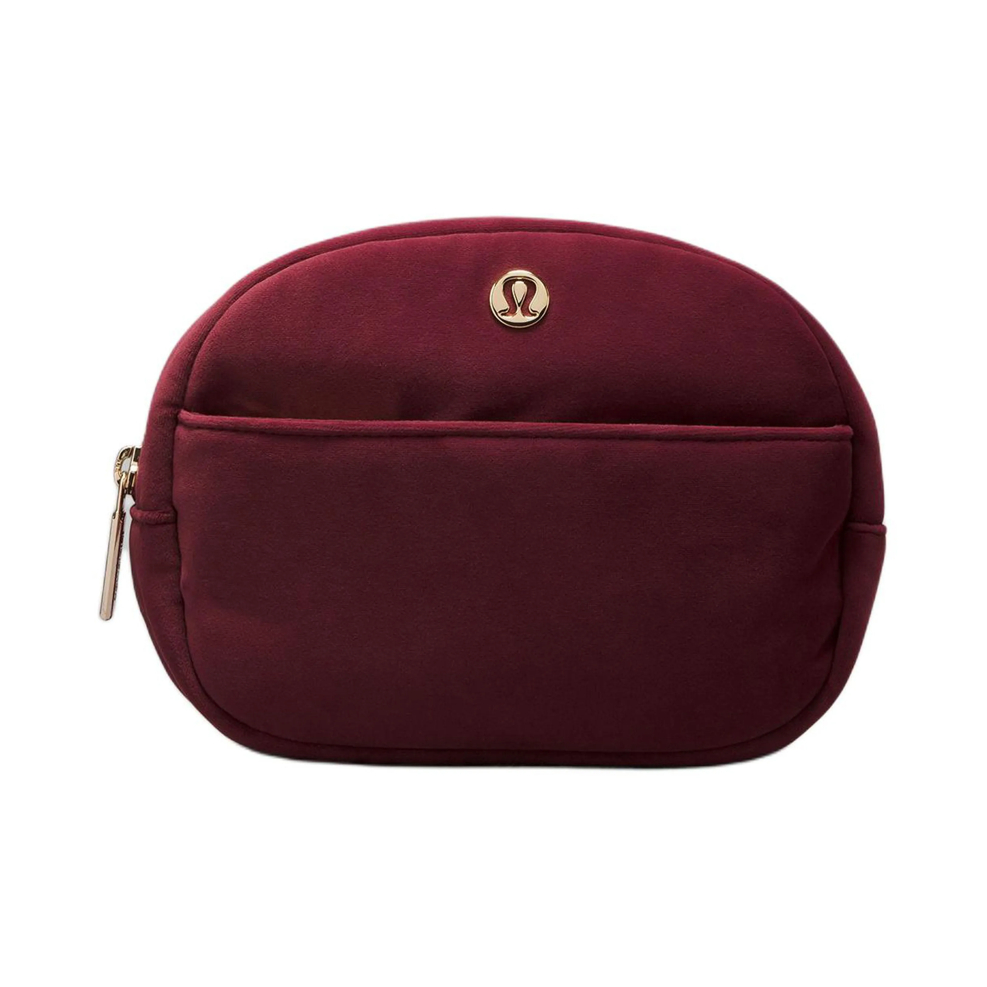 Lululemon Recycled Polyester Storage Bag Mini Women's Wine Berry & Gold