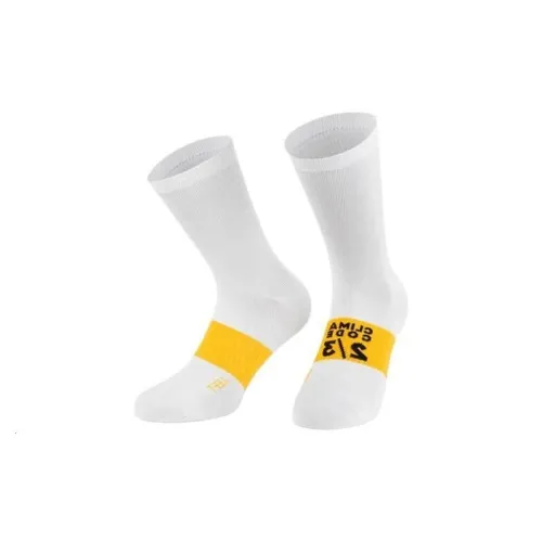 ASSOS Белые унисекс велосипедные носки