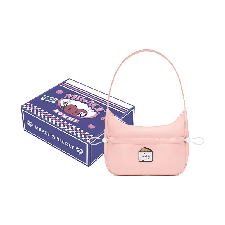 MR.ACE HOMME Полиамид Нишевая Сумка Легкая Сумка на Плечо Универсальная Полумесяц Сумка Женская