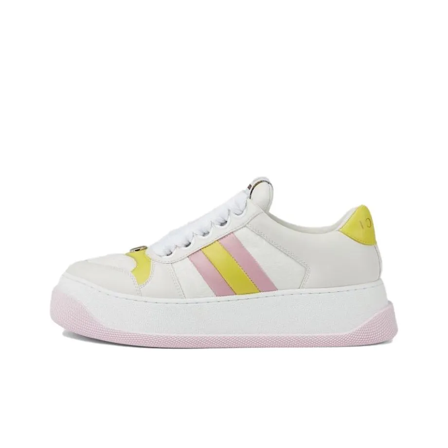 GUCCI Screener Dusty Shoes Low Top Skateboard Shoes Women's Pink