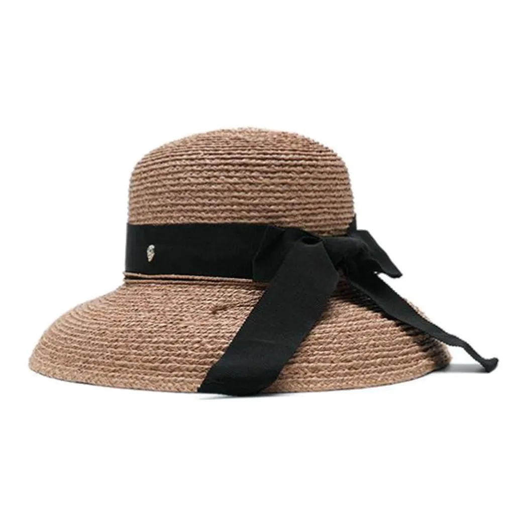 HELEN KAMINSKI Raffia Neoprene Bucket Hats Women's Brown