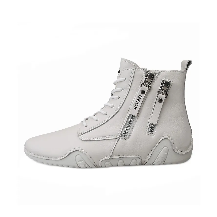 BECK High Top Casual Shoes Women's Ecru
