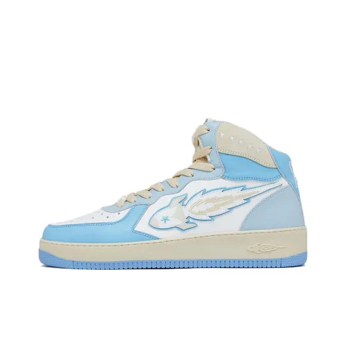 ENTERPRISE JAPAN Кроссовки для скейтбординга High Top Белый и синий цвет Мужские