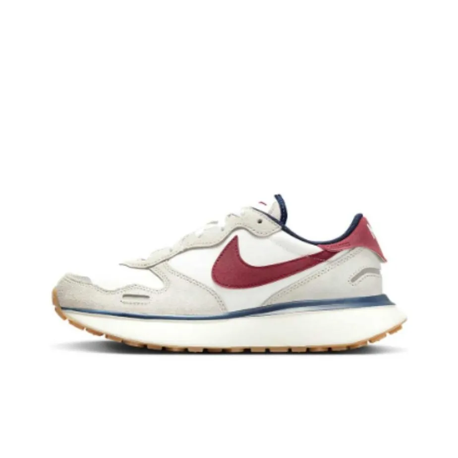 Nike Phoenix Waffle Light Bone Team Red Women's